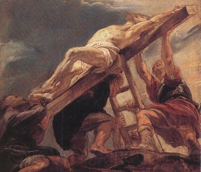 Peter Paul Rubens The Raising of the Cross (mk01) Spain oil painting art